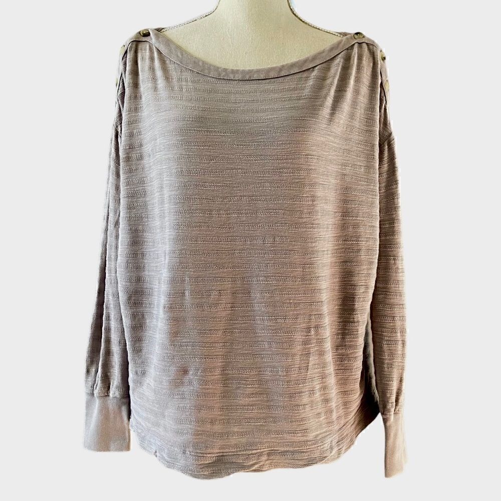 3/$15 Anthropologie Grey Lavender Knit Top XS